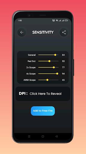 Fire Sensitivity GFX Tool Ekran Görüntüsü 2