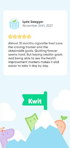 Kwit - Quit smoking for good! ภาพหน้าจอ 1