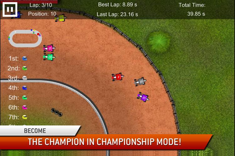 Dirt Racing Sprint Car Game 2 스크린샷 1