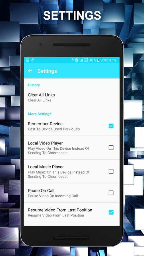 RaysCast For Chromecast Schermafbeelding 2