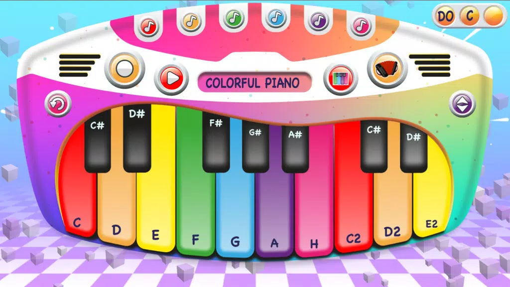 Colorful Piano Ekran Görüntüsü 2