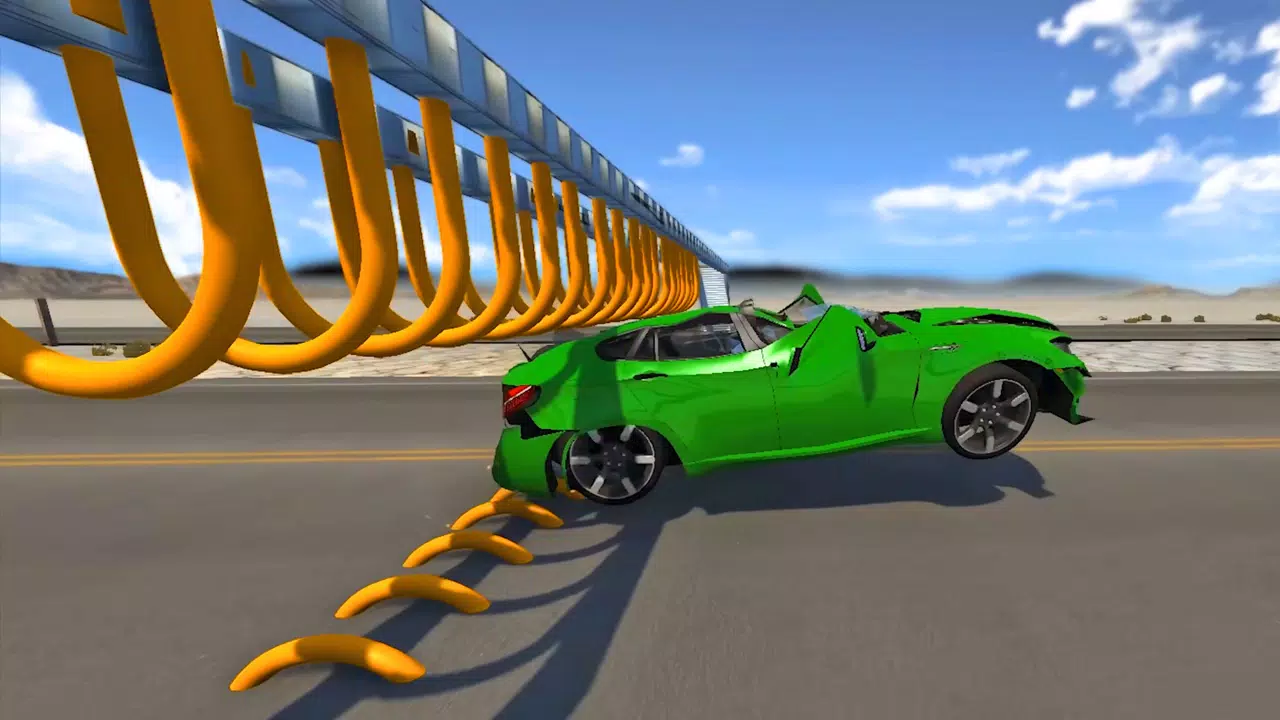 Beam Drive Road Crash 3D Games Tangkapan skrin 4