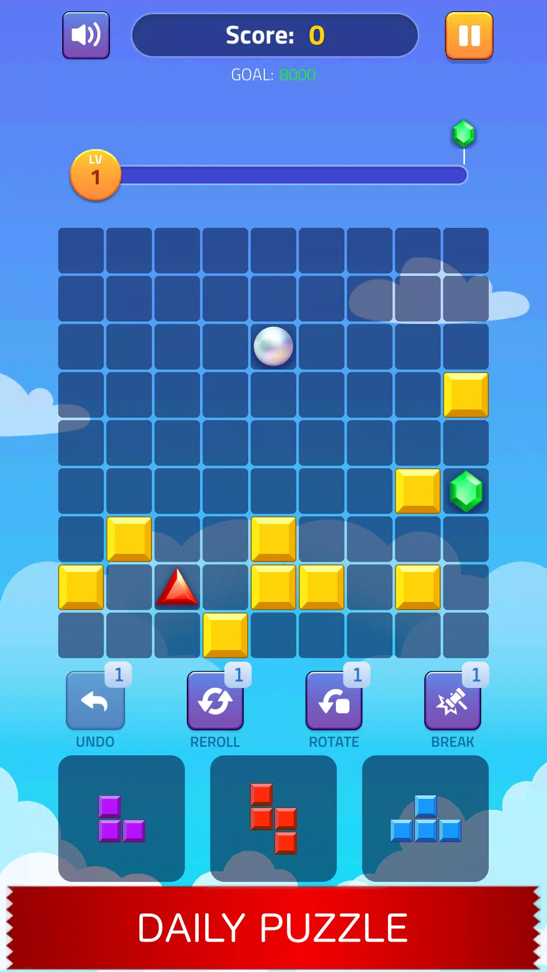 Block Puzzle - Gems Adventure Screenshot 4