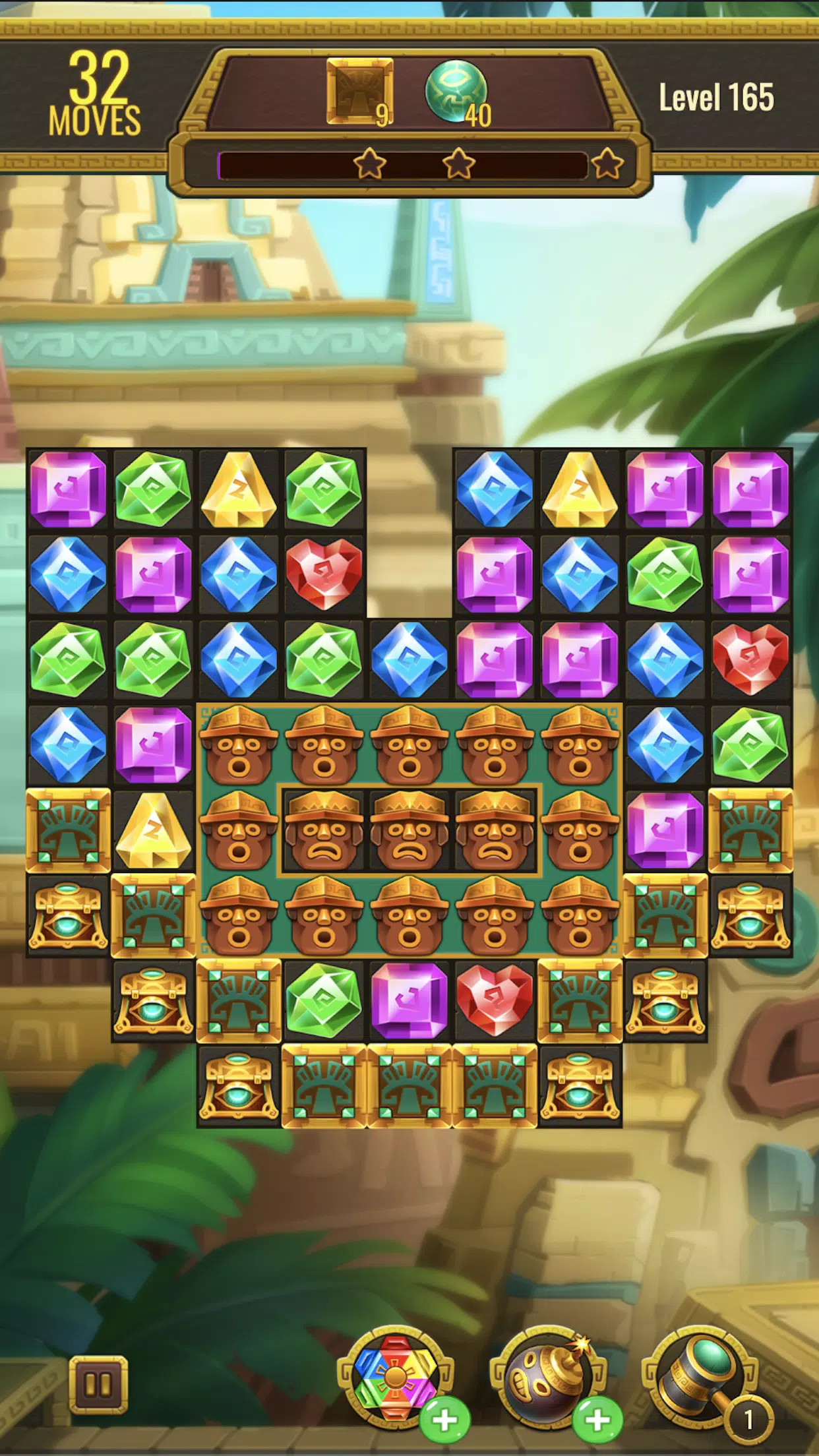 Jewels Maya Quest: Gem Match 3 ภาพหน้าจอ 3