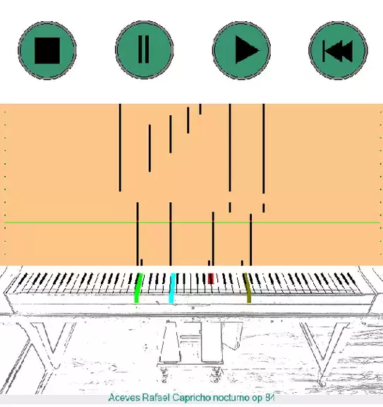 Schermata Virtual Pianola 1