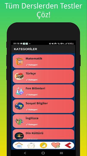 8. Sınıf Test Çöz Tüm Dersler ภาพหน้าจอ 2