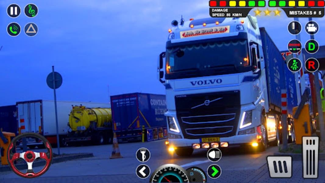 Europe Truck Simulator Driving Captura de pantalla 4