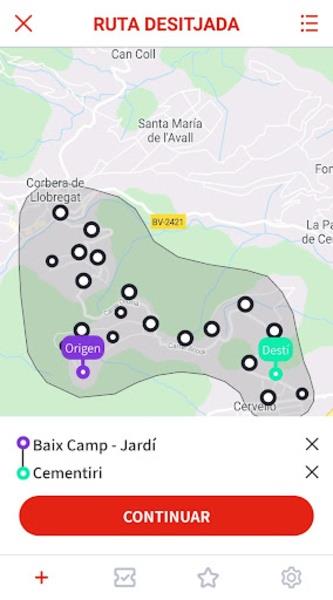 Schermata Cervelló Bus a demanda 3