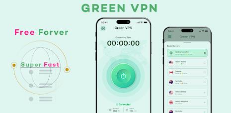 Green VPN - Fast VPN - Proxy Ekran Görüntüsü 1