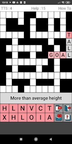 Mini Crossword Puzzle Captura de tela 1