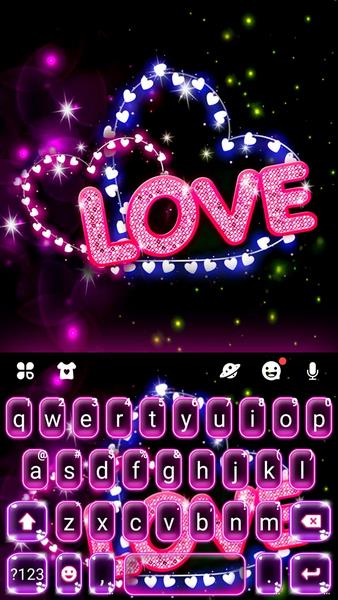 Neon Love Theme Tangkapan skrin 1