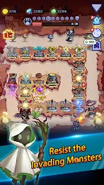 Idle Defense: Dark Forest ภาพหน้าจอ 1