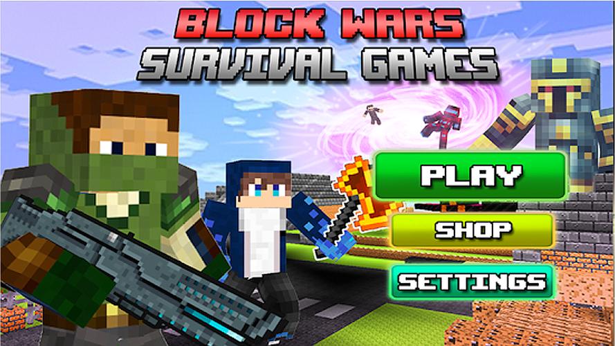 Block Wars Survival Games स्क्रीनशॉट 1