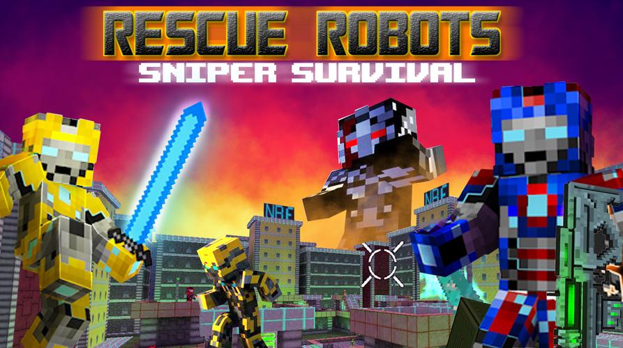 Rescue Robots Sniper Survival Capture d'écran 1