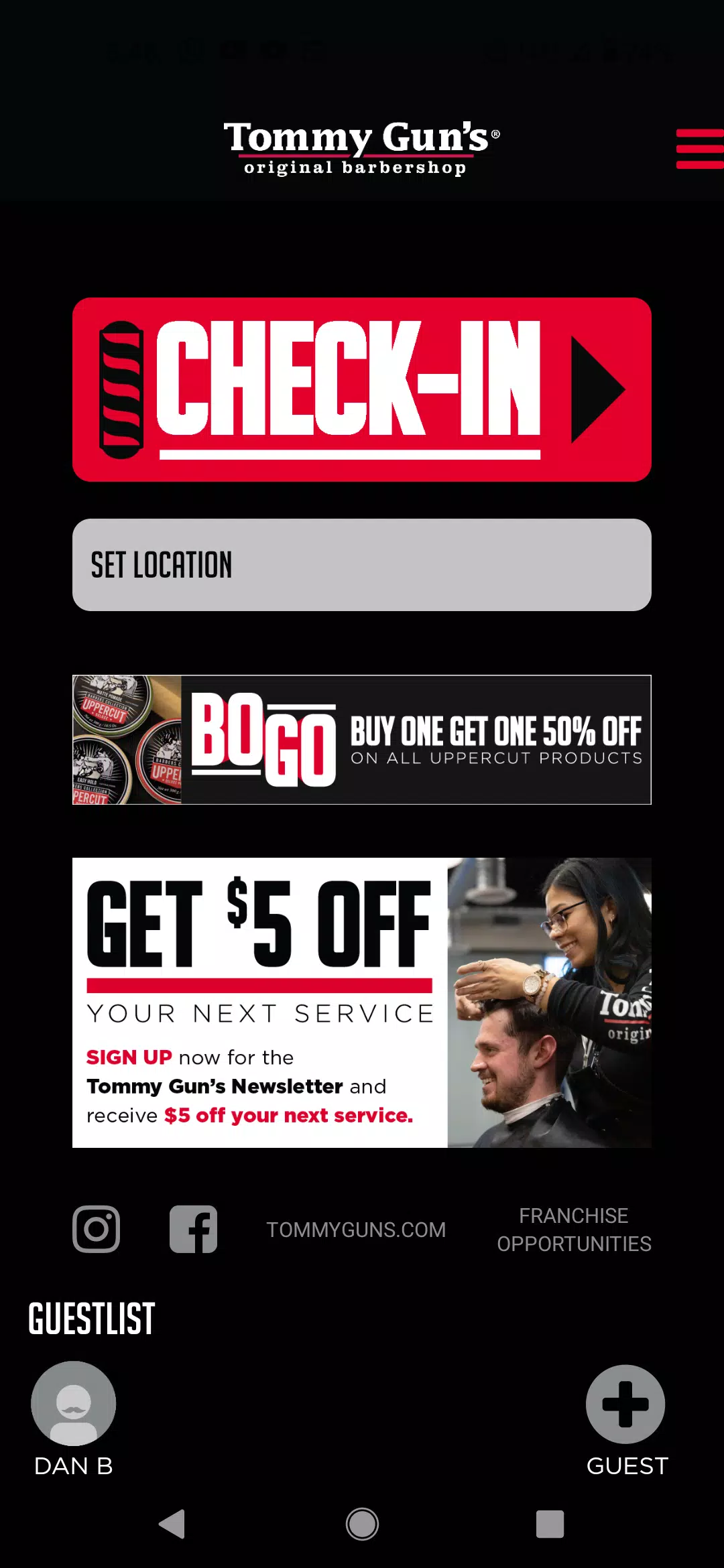 Tommy Gun's Barbershop Capture d'écran 1