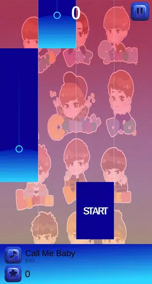 EXO Chibi Piano Tiles 스크린샷 4