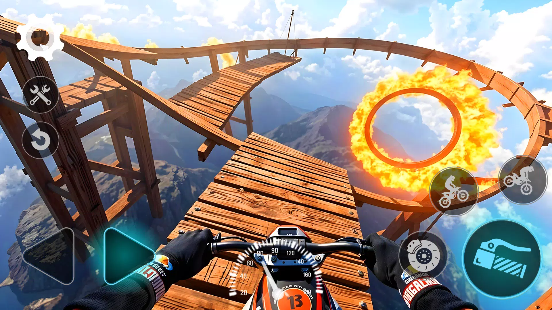 Stunt Bike Racing Challenge 3D Capture d'écran 1