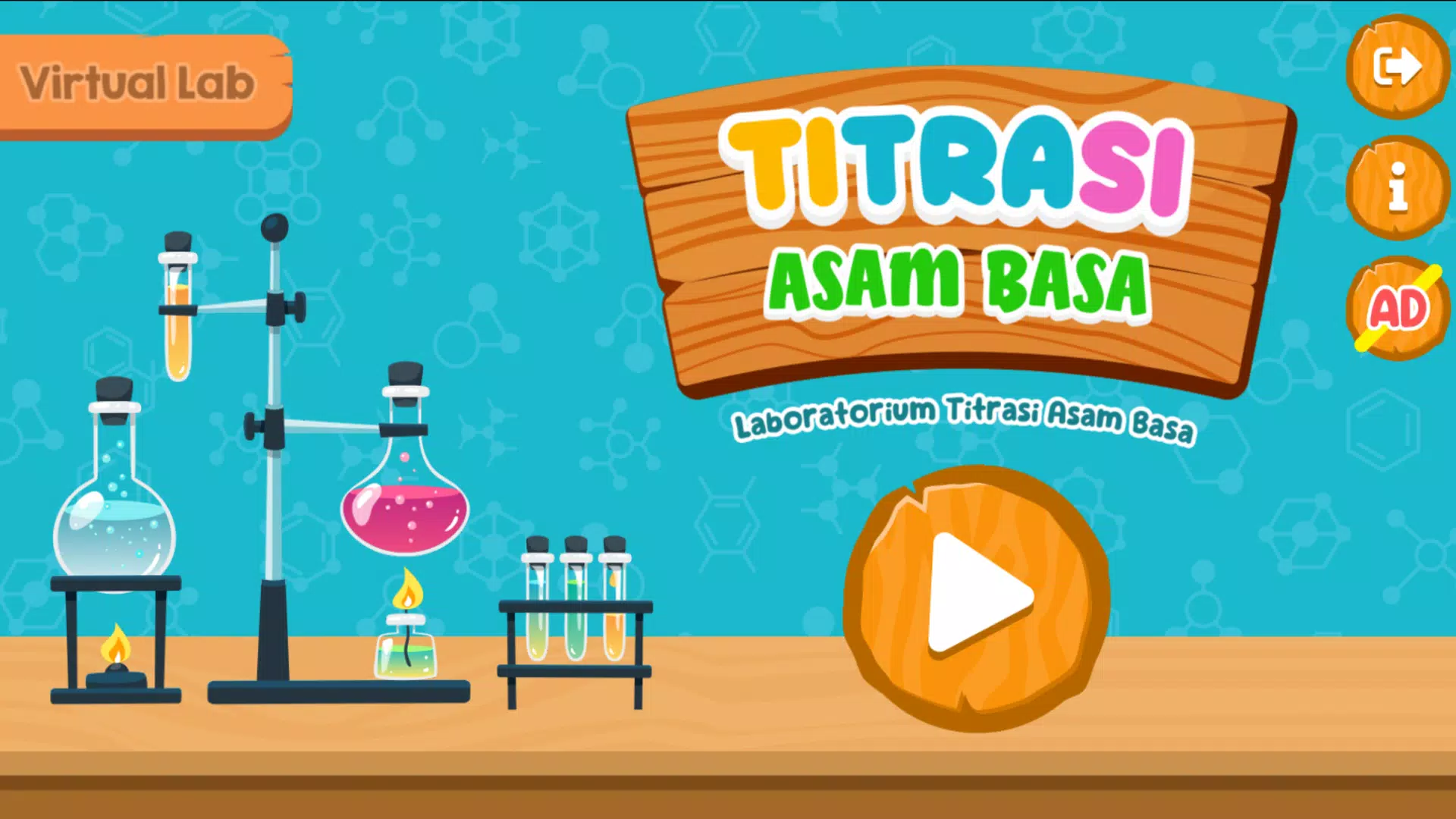 Virtual Lab Titrasi Asam Basa スクリーンショット 1