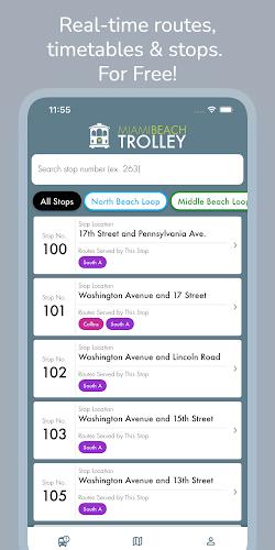 Miami Beach Trolley Tracker Ekran Görüntüsü 1