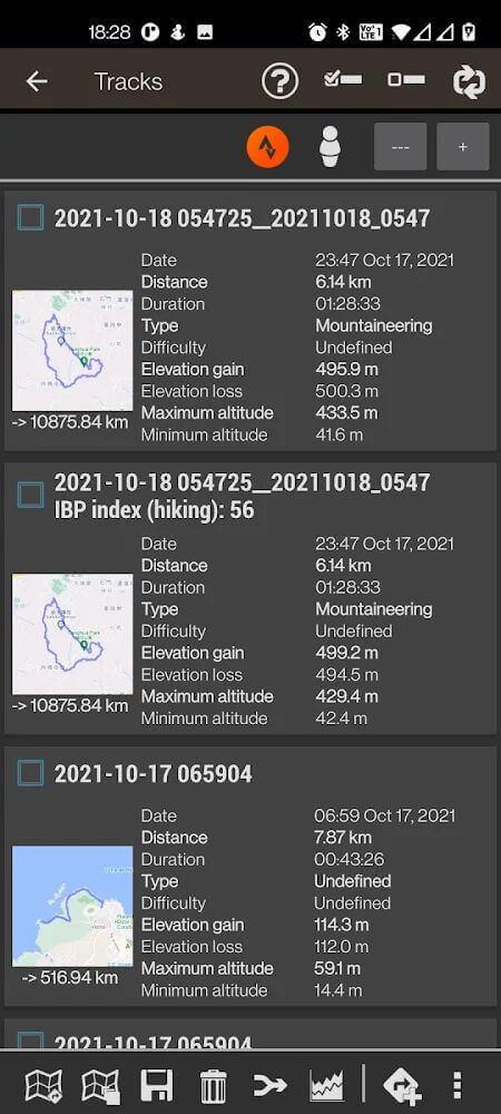 OruxMaps GP ဖန်သားပြင်ဓာတ်ပုံ 2