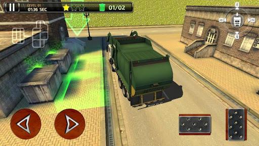 Garbage Truck Simulator 3D Racing Games 2017 Tangkapan skrin 4