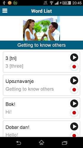 Learn Croatian - 50 languages Screenshot 4