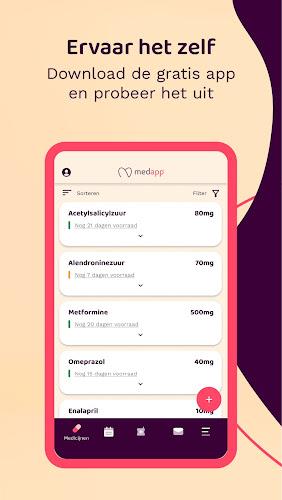 MedApp: jouw medicijnapp Captura de pantalla 2