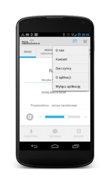 Radio Chrzescijanin Tangkapan skrin 2