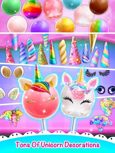 Unicorn Cake Pop - Sweet Food ภาพหน้าจอ 4