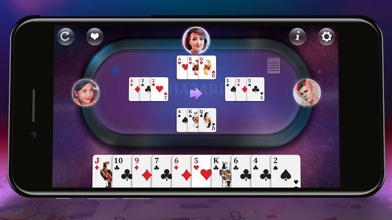 Hazari Card Game Offline स्क्रीनशॉट 2