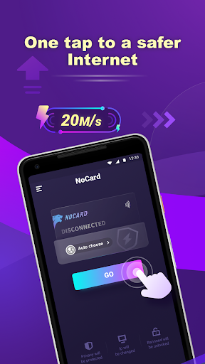 NoCard VPN - No Card Needed স্ক্রিনশট 1