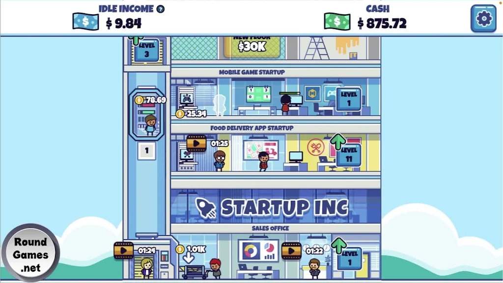 Idle Startup Tycoon スクリーンショット 4