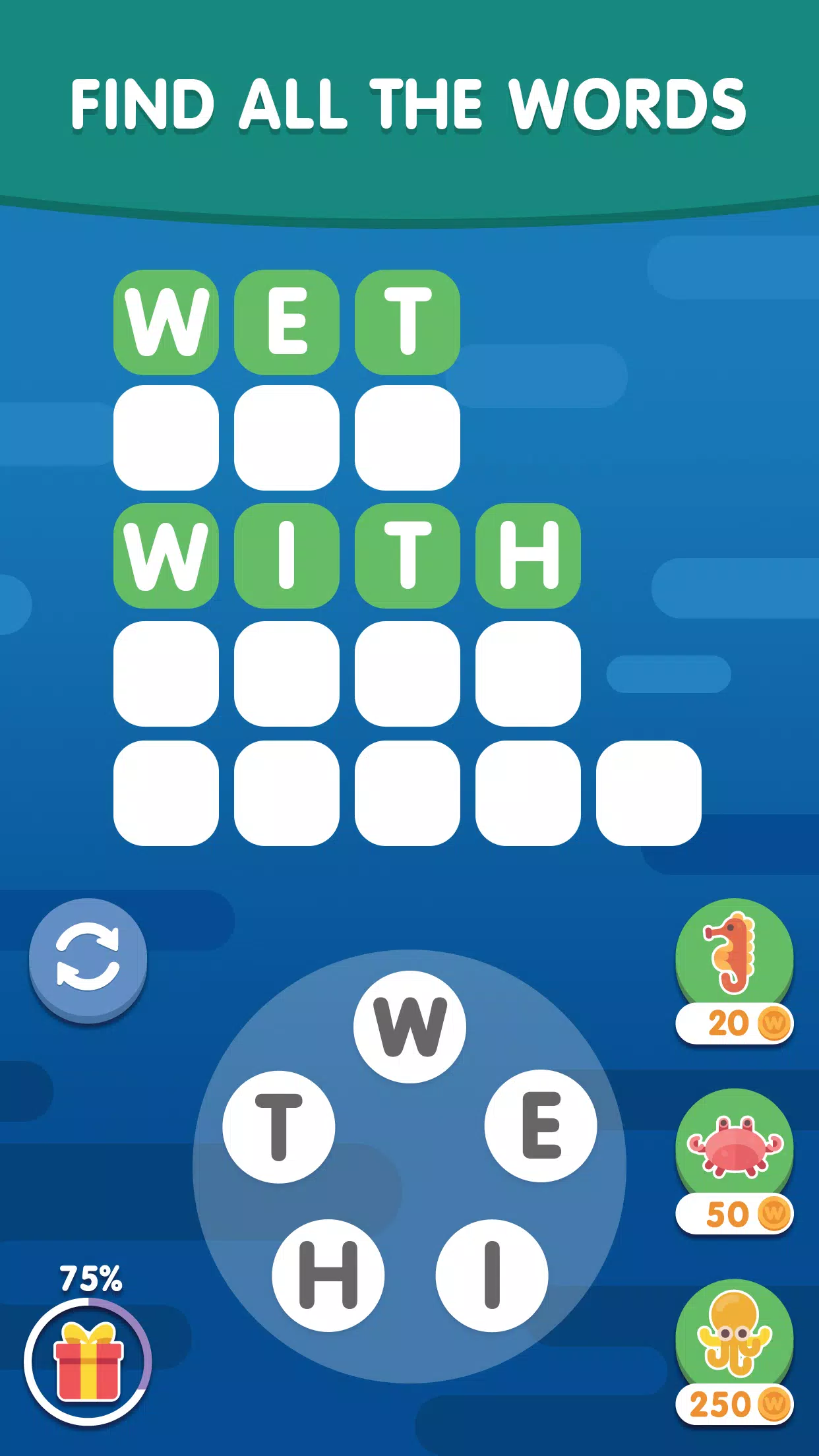 Wortsuche Spiel auf Deutsch Screenshot 3