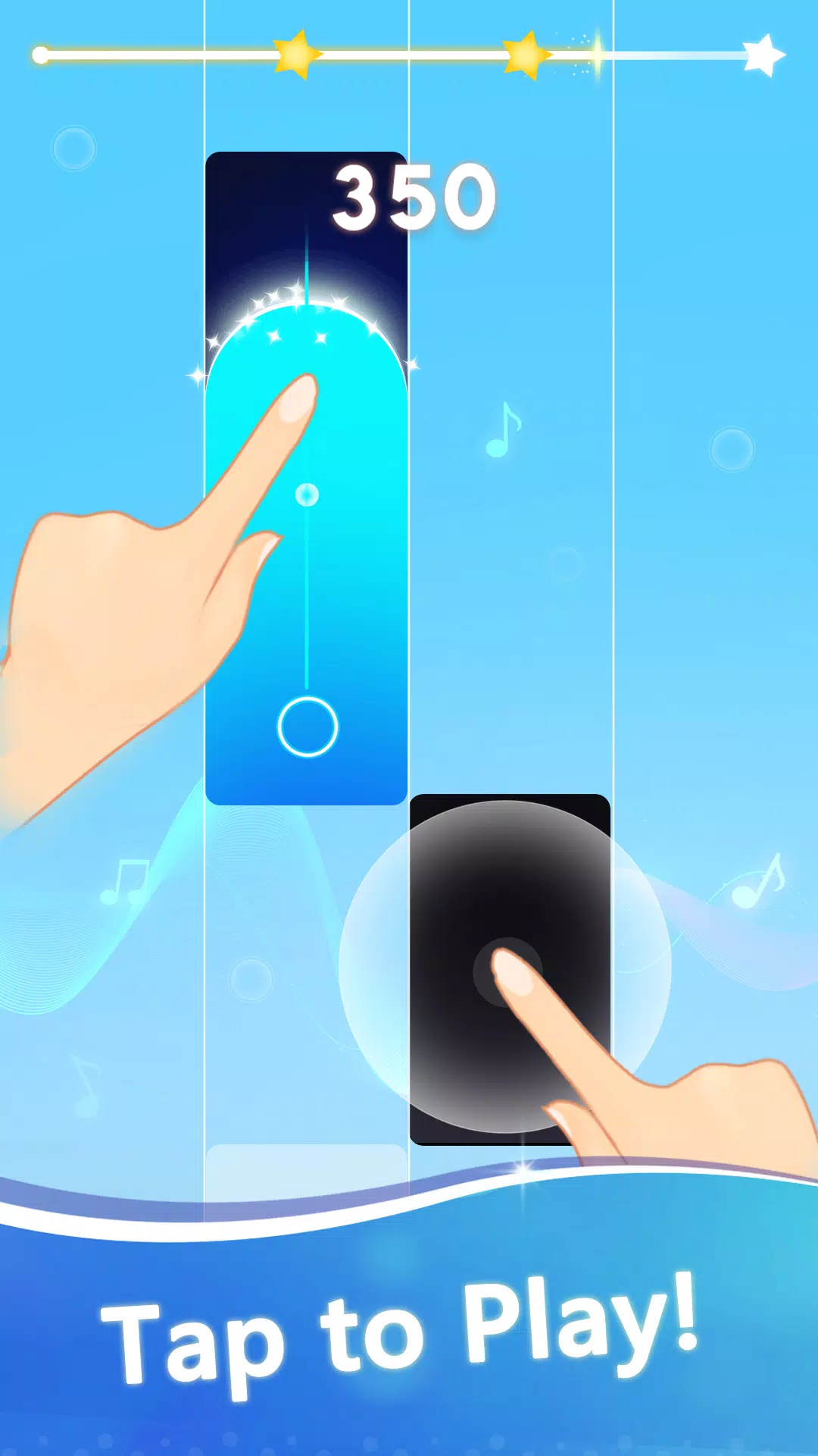 Pop Tiles - Music Piano ภาพหน้าจอ 1