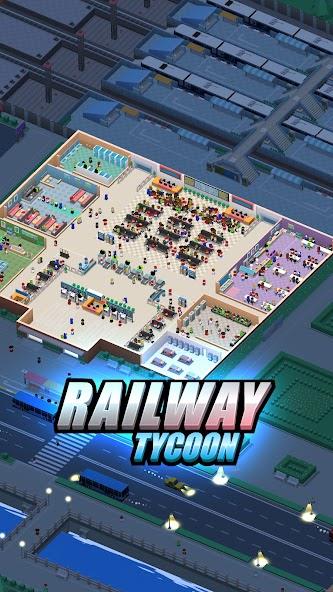 Railway Tycoon - Idle Game Mod ภาพหน้าจอ 1