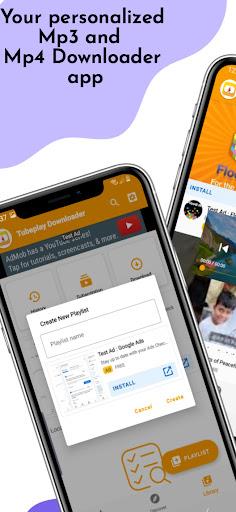 Tubeplay Mp3 & Mp4 Downloader Captura de pantalla 3