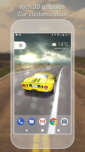 3D Car Live Wallpaper Lite 스크린샷 3