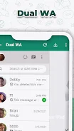 Dual Chat - 2Space WA Web Tangkapan skrin 4