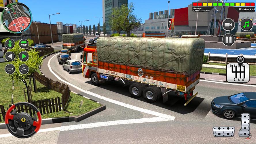 Indian Heavy Truck Delivery 3D Ekran Görüntüsü 4