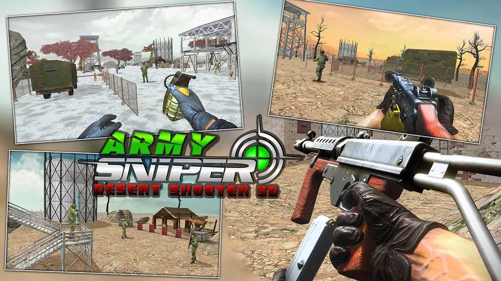 Army Sniper Desert 3D Shooter 2019 Capture d'écran 3