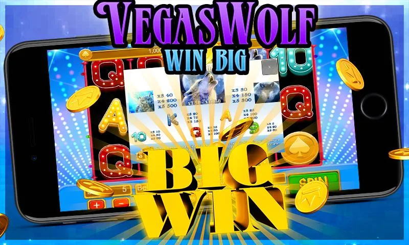 Vegas Wolf - Win Big Lucky Winter Slots 스크린샷 3