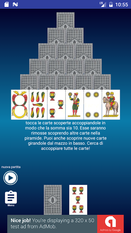Solitario Piramide Captura de tela 1