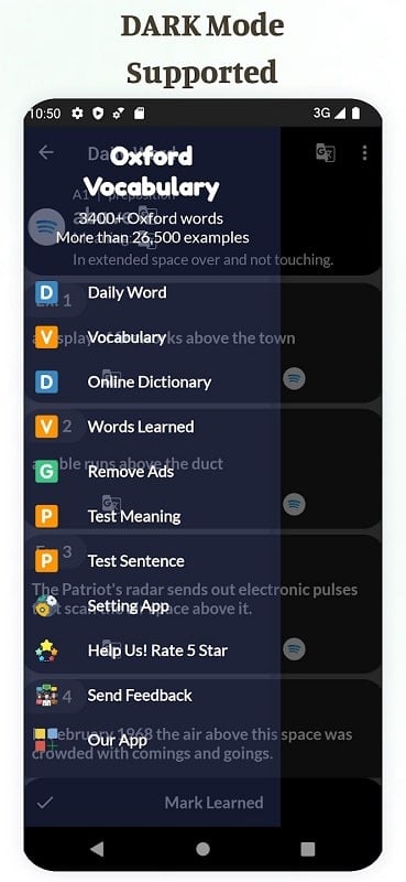 Oxford Vocabulary Ekran Görüntüsü 2