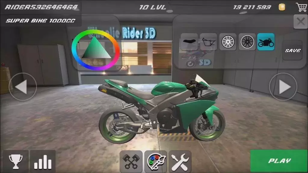 Wheelie Bike 3D game ภาพหน้าจอ 2