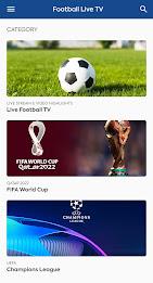 Schermata Live Football TV Sports Stream 1