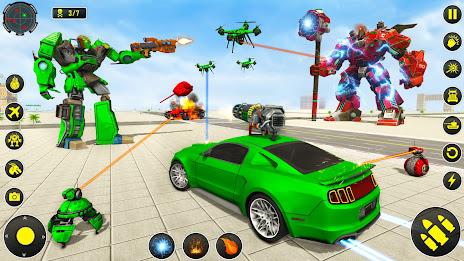 Drone Robot Car Game 3D Tangkapan skrin 4