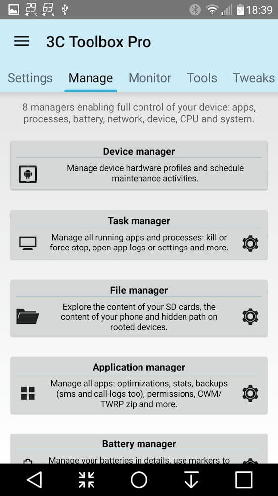 3C All-in-One Toolbox Screenshot 1