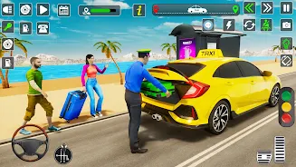 Taxi Driver Cab Car Driving 3D 스크린샷 1