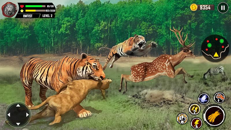 Tiger Simulator 3D Animal Game Screenshot 1