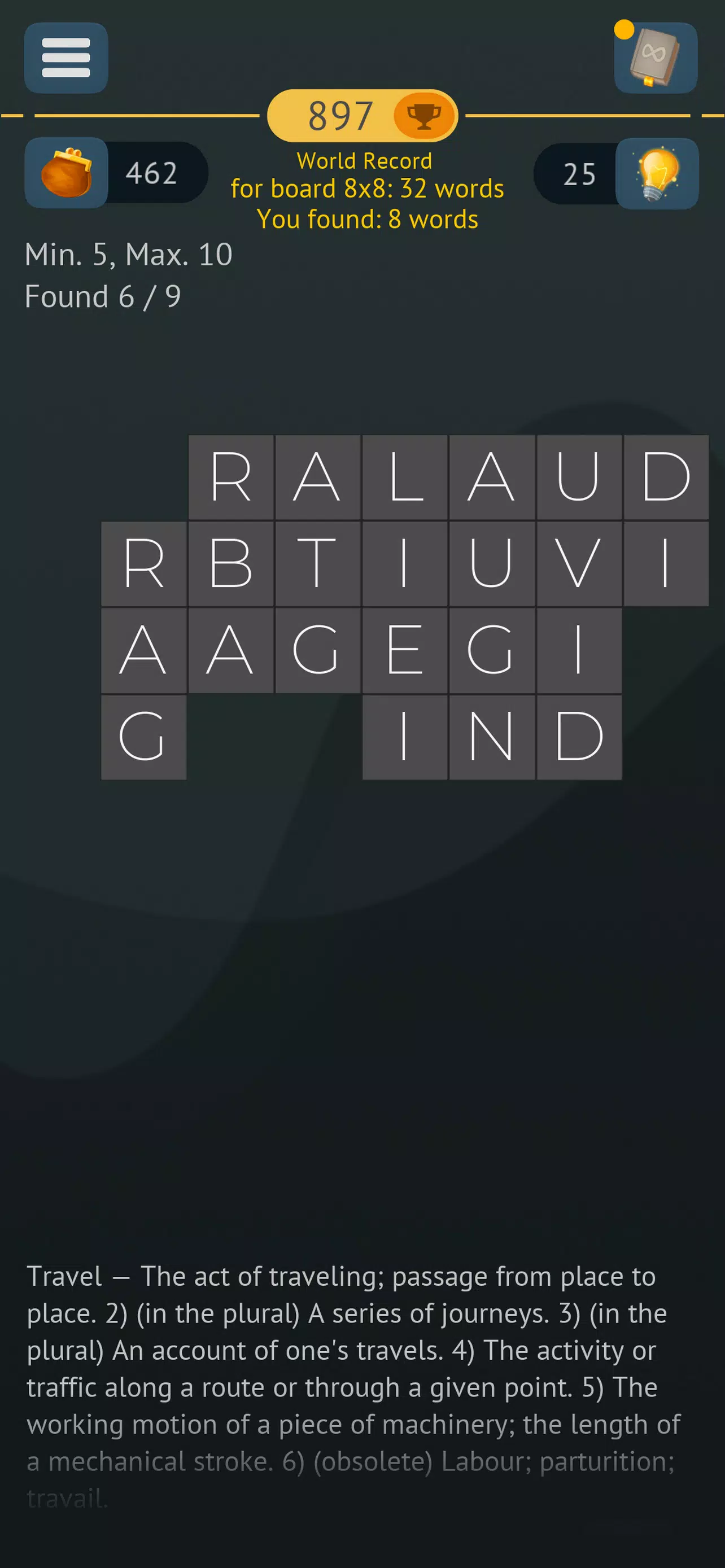 Word Search Infinite Puzzles Captura de tela 4